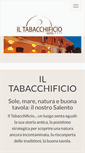 Mobile Screenshot of iltabacchificio.com