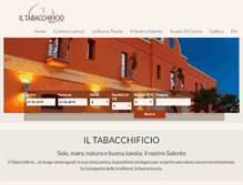 Tablet Screenshot of iltabacchificio.com